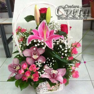 Poklon korpa cveća