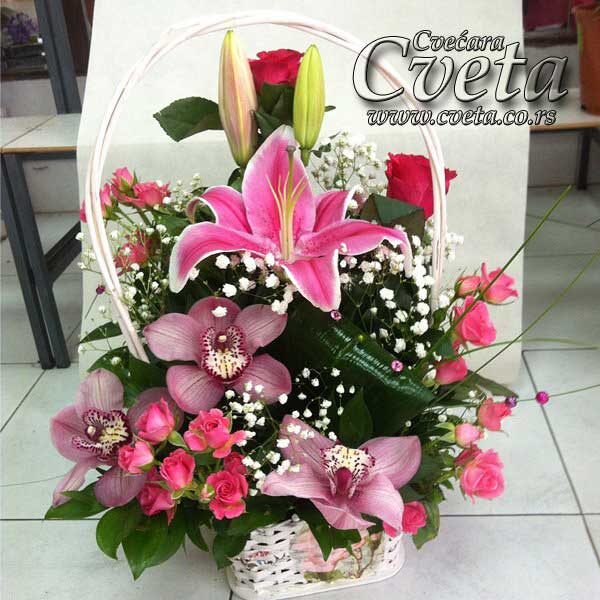 Poklon korpa cveća