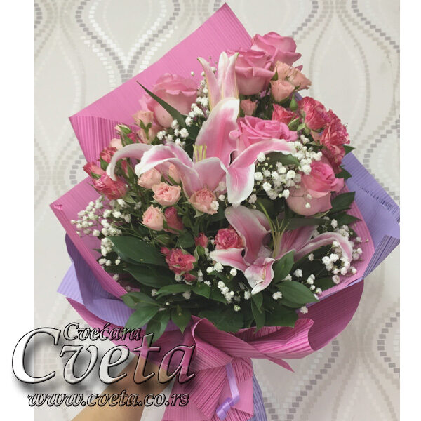 Pink and purple wrap